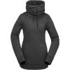 Volcom womens Tower Hooded Fleece Sweatshirt(Black S5)