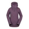 Volcom womens Tower Hooded Fleece Sweatshirt(Blackberry S12)