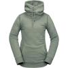 Volcom womens Tower Hooded Fleece Sweatshirt(Lichen Green)