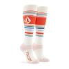 Volcom womens Tundra Tech Light Weight Snowboard Sock(White S4)