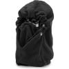 Volcom womens V-scout Pullover Neck Warmer Hood Snowboard Ski(Black S5)