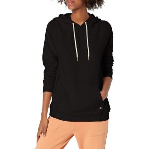 Lived In Lounge Hooded Fleece Pullover Sweatshirt (Regular & Plus Size)(Black 1)