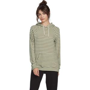 Lived In Lounge Hooded Fleece Pullover Sweatshirt (Regular & Plus Size)(Dusty Green)