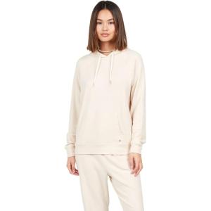 Lived In Lounge Hooded Fleece Pullover Sweatshirt (Regular & Plus Size)(Sand)