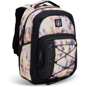 VOLCOM WEESTONE BACKPACK, RED ZEE-BRAH, OSFA(Yellow Portal Dye)
