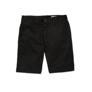Volcom Boys Frickin Chino Shorts (Big Boys & Little Boys Sizes)(Black 1)