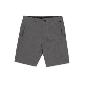 Volcom Boys Frickin Cross Shred Hybrid Stretch Chino Short (Big Boys & Little Boys Sizes)(Charcoal Heather 1)