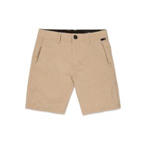 Volcom Boys Frickin Cross Shred Hybrid Stretch Chino Short (Big Boys & Little Boys Sizes)(Dark Khaki 1)
