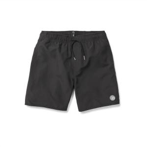 Volcom Boys Lido Solid Surf Swim Trunk(Black)