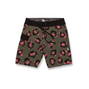 Volcom Boys Mod Tech Boardshorts (Big Boys & Little Sizes)(Military)