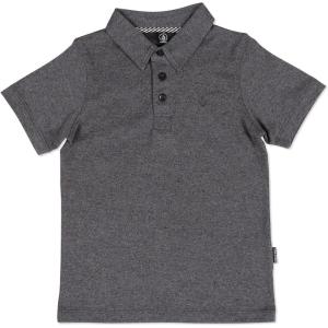 Volcom Boys Wowzer Polo Short Sleeve Shirt(Stealth)