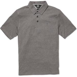 Volcom Boys Wowzer Short Sleeve Polo Shirt(Dark Grey 324)