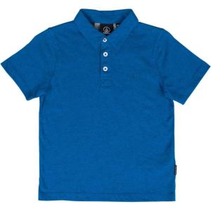 Volcom Boys Wowzer Short Sleeve Polo Shirt(Estate Blue)