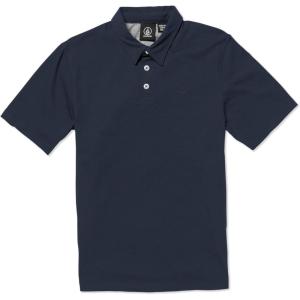 Volcom Boys Wowzer Short Sleeve Polo Shirt(Navy 324)
