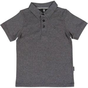 Volcom Boys Wowzer Short Sleeve Polo Shirt(Stealth 1)
