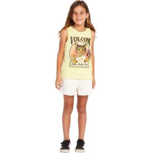 Volcom Girls’ Flexin Muscle Tank Top(Citron)