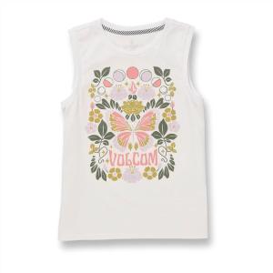 Volcom Girls’ Flexin Muscle Tank Top(Star White)