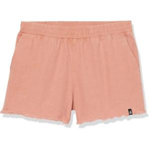 Volcom Girls’ Strutin Stone Elastic Waist Cut Off Short(Light Mauve)