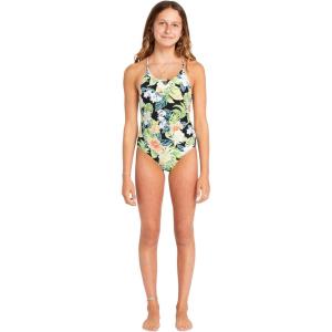 Volcom Girls’ Sunny Beach One Piece Swimsuit(Black)