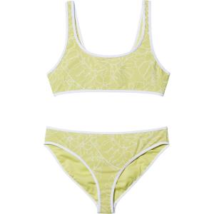 Volcom Girls’ Swimsuit Two Piece Bikini Set(Citron)