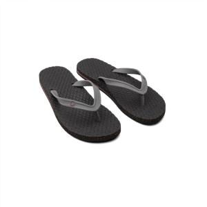 Volcom Men’s Eco Concourse Bloom Flip-Flop Sandal(Pewter)