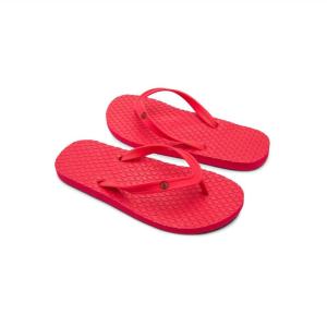 Volcom Men’s Eco Concourse Bloom Flip-Flop Sandal(Red)