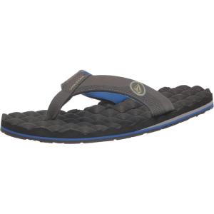 Volcom Men’s Recliner Sandal Flip Flop(New Blue Combo)