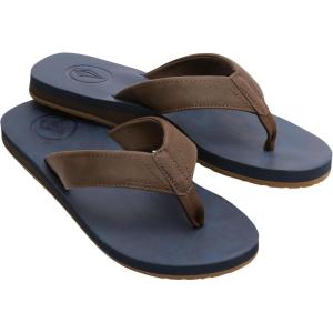 Volcom Men’s Victor Flip-Flop Sandal(Navy Combo)