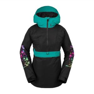 Volcom Womens Ashfield Anarok Snowboard Ski Jacket(Black S4)