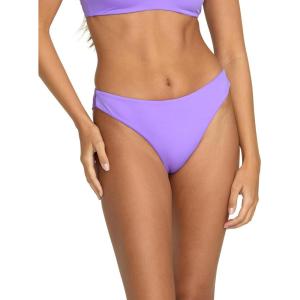 Volcom Womens Cheekini Bikini Bottom – Low-Rise Cheeky Swim Bottom Made with Recycled Fabric(Purple Passion)