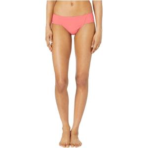 Volcom Womens Cheekini Bikini Bottom – Low-Rise Cheeky Swim Bottom Made with Recycled Fabric(Reef Pink)