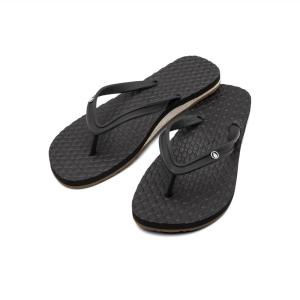 Volcom Womens Eco Concourse Flip Flip Sandal(Black White)