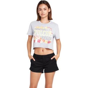 Volcom Womens Enternet Short Sleeve Tee(Moonbeam)
