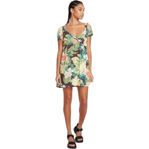 Volcom Womens Excapism Mini Dress(Slate Grey)