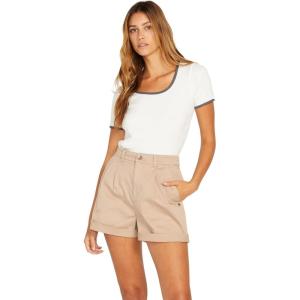 Volcom Women’s Frochickie Trouser Short(Taupe)
