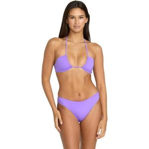 Volcom Womens Full Bikini Bottom – Low-Rise Swim Bottom with Full Coverage, Made from Recycled Fabric(Purple Passion)