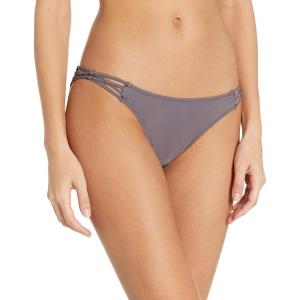 Volcom Womens Full Bikini Bottom – Low-Rise Swim Bottom with Full Coverage, Made from Recycled Fabric(Steel Purple)