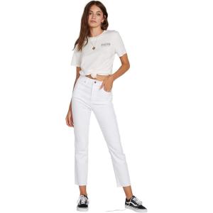 Volcom Women’s Junior’s Vol Stone Denim Jean(Paint White)