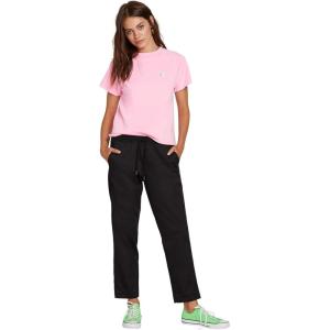 Volcom Womens Junior’s Women’s Frochickie Travel Chino Pant(Black)