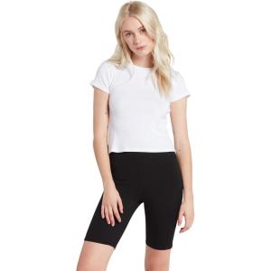 Volcom Women’s Lived In Lounge Bike Shorts(Black)