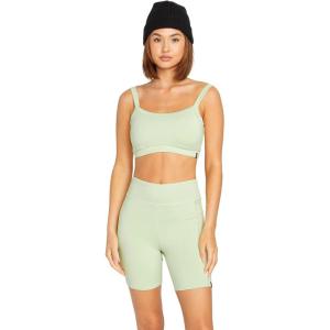 Volcom Women’s Lived In Lounge Bike Shorts(Sage)