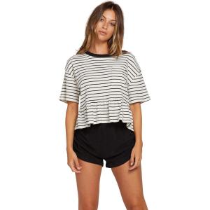 Volcom Women’s Lived In Lounge Fleece Sweat Shorts (Regular & Plus Size)(Black1)