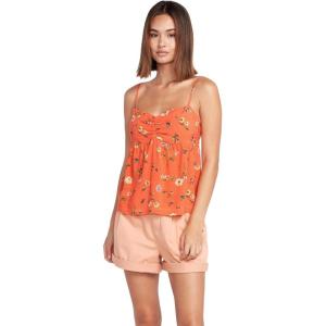 Volcom Women’s Mucho Mahalo Cami Top(Dark Coral)