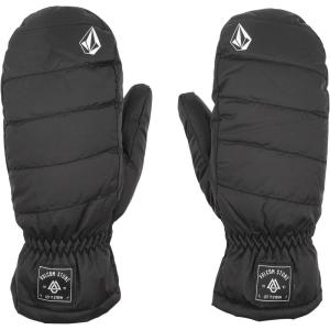 Volcom Womens Puff Puff Ski Snowboard Mitt Glove(Black S3)