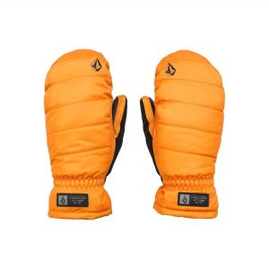 Volcom Womens Puff Puff Ski Snowboard Mitt Glove(Gold S4)