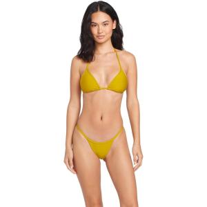 Volcom Womens Simply Seamless Tiny Bikini Bottom(Moss)