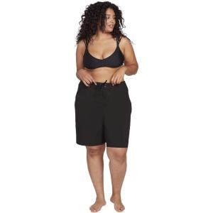 Volcom Women’s Simply Solid 11 Inch Boardshort(Black P)