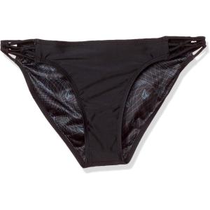 Volcom Women’s Simply Solid Full Bikini Bottom (Regular & Plus Size)(Black)