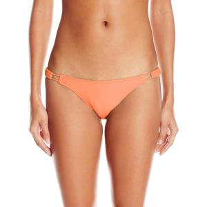 Volcom Women’s Simply Solid Full Bikini Bottom (Regular & Plus Size)(Neon Pink)