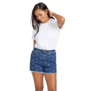 Volcom Womens Stone Step High Rise Denim Short(Ltwt Vintage)